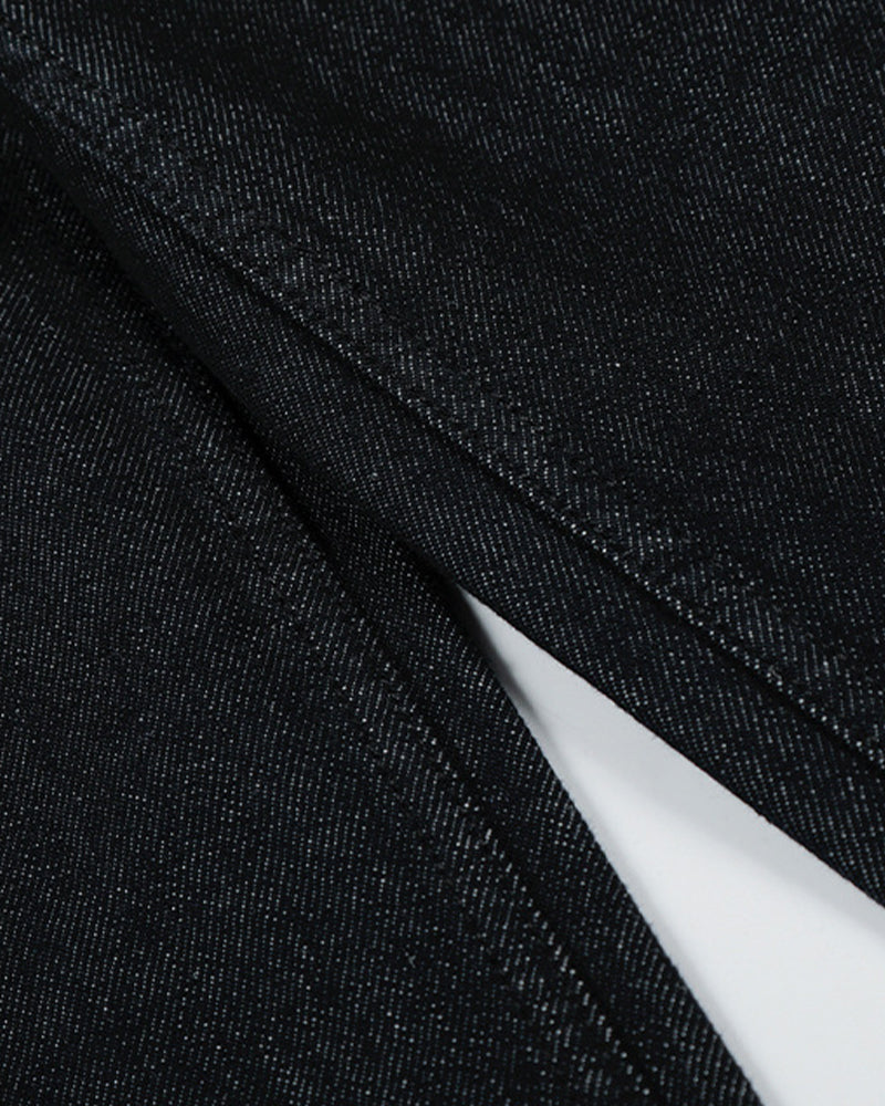 Faux two-piece casual trousers