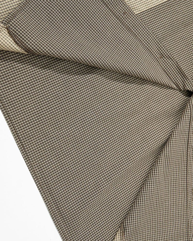 Color-blocked short-sleeved shirt