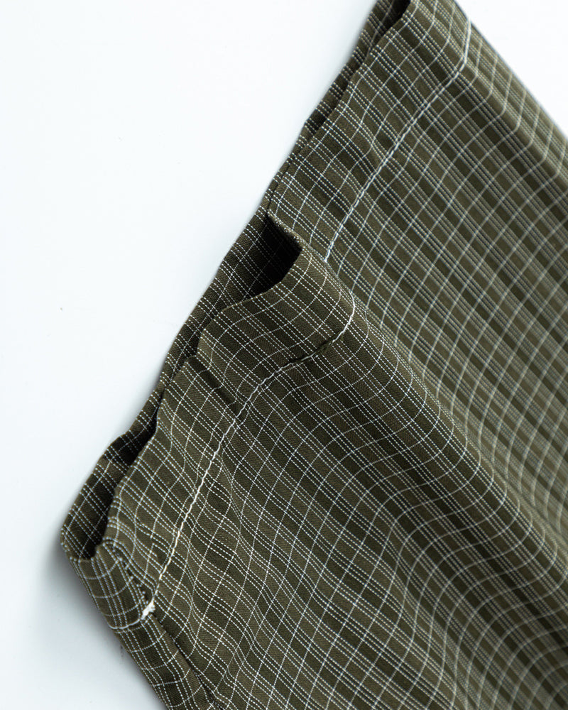 Retro striped short-sleeved shirt