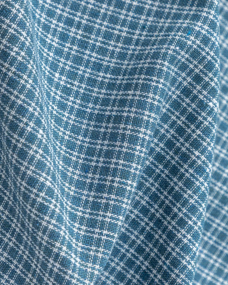 Vintage check short-sleeved shirt
