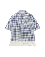 Retro Heart-Shaped Short-Sleeve Shirt (Women's)