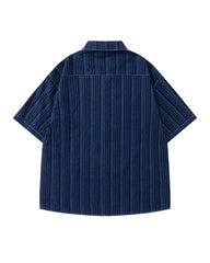 Retro casual short-sleeved shirt