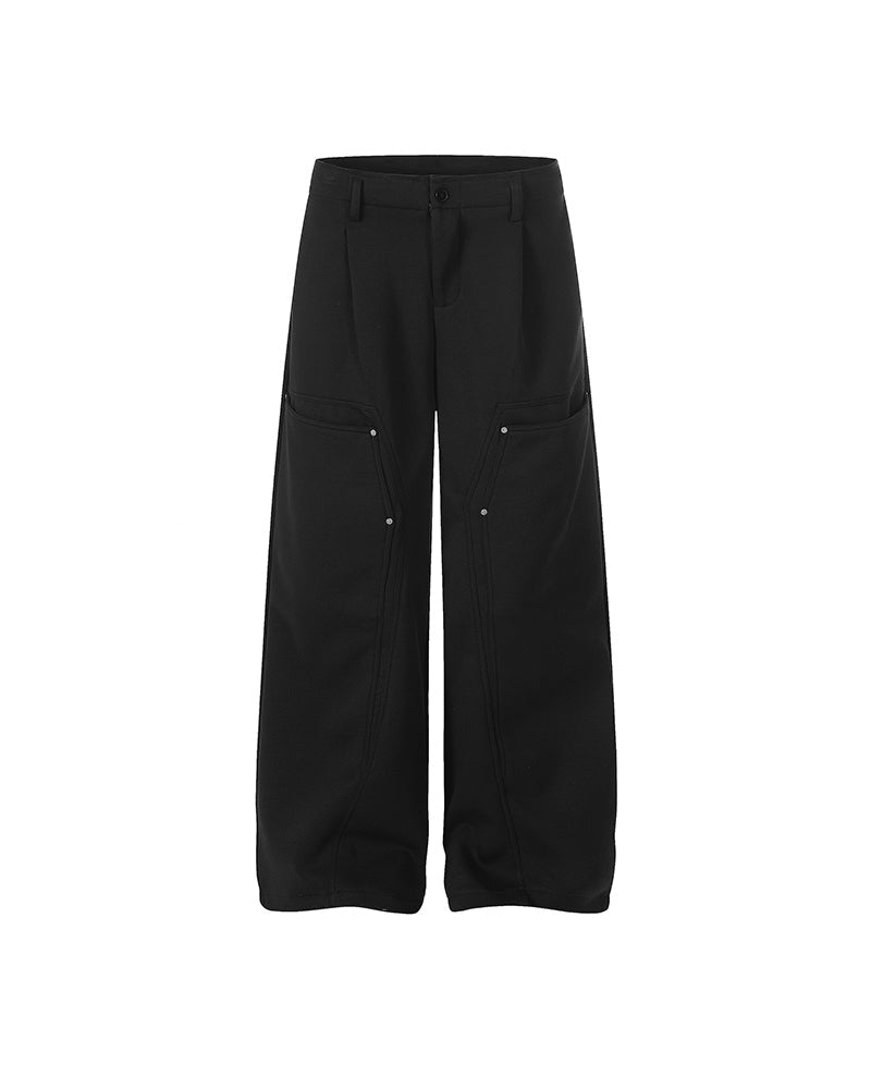 Loose Sweatpants with Rivets