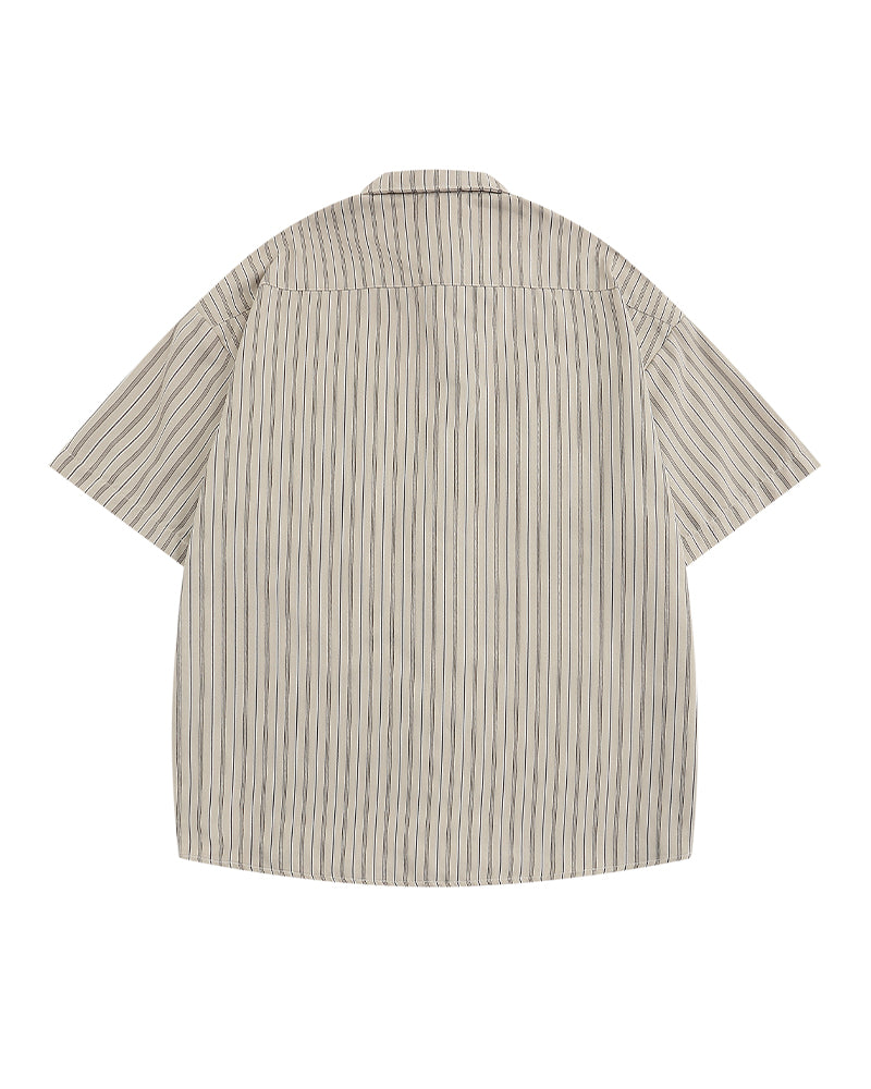 American simple striped shirt