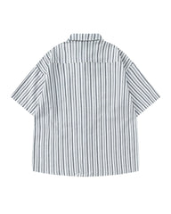 Retro plaid short-sleeved shirt