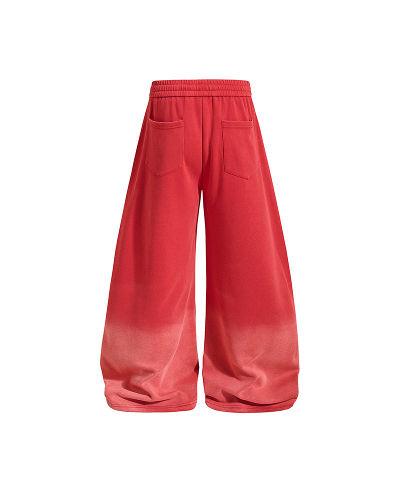 Retro curved trousers