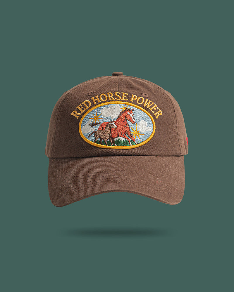 Red Spurs embroidered baseball cap