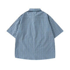 Preppy Plaid Short Sleeve Shirt