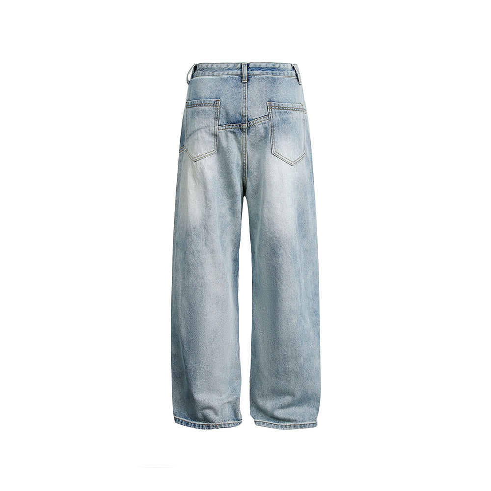 Straight-leg casual trousers