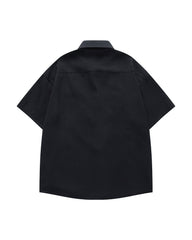 Colorful floral short-sleeved shirt