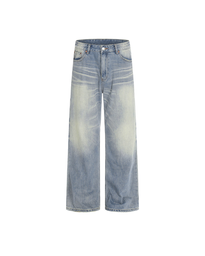 Retro casual straight leg pants