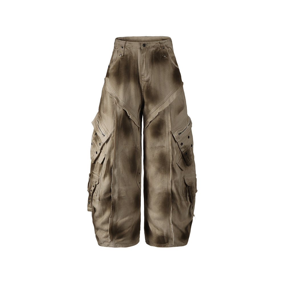 Personalized washed work pants