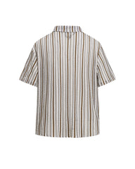 striped short-sleeved shirt