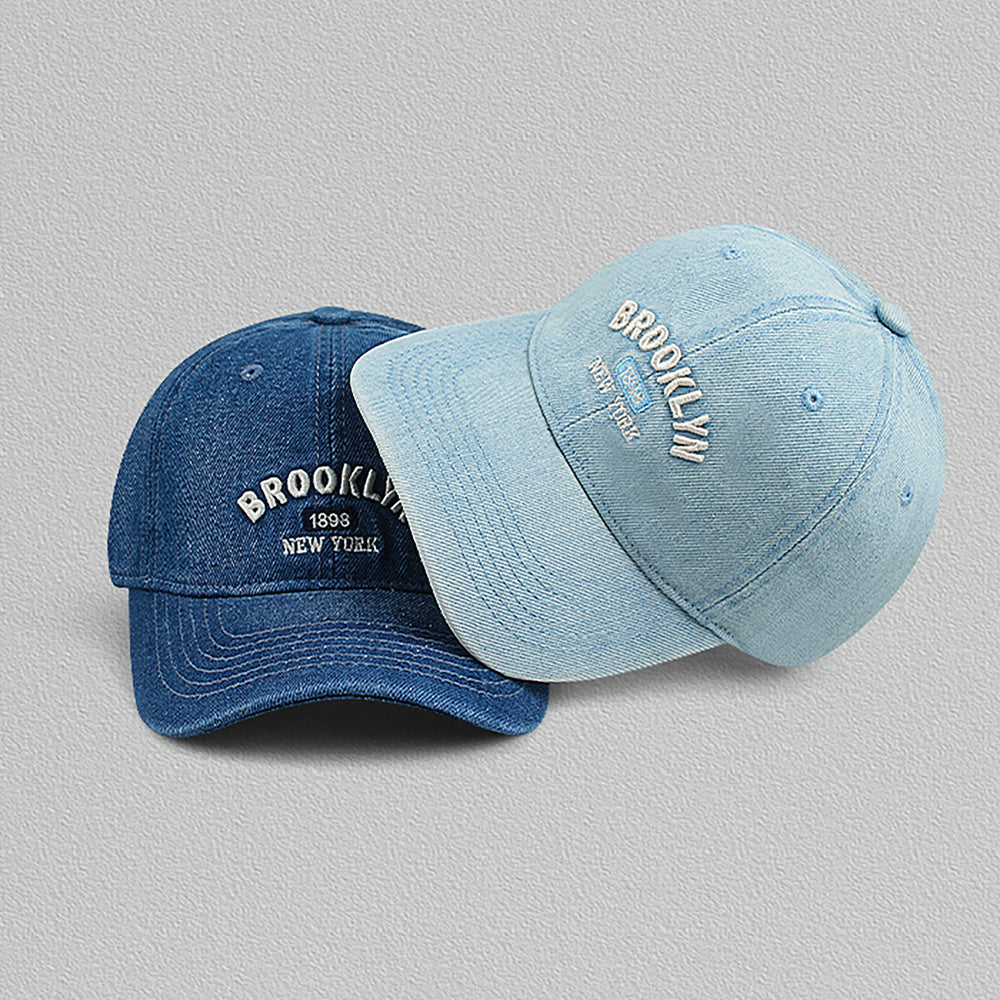 Retro Denim Baseball Cap