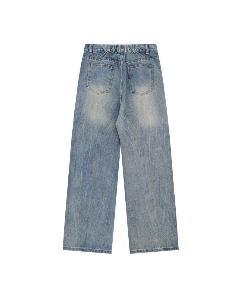 Casual straight jeans