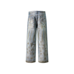 Casual straight jeans