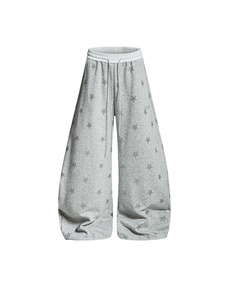 Star-print sweatpants
