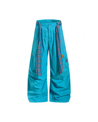 Plaid casual trousers