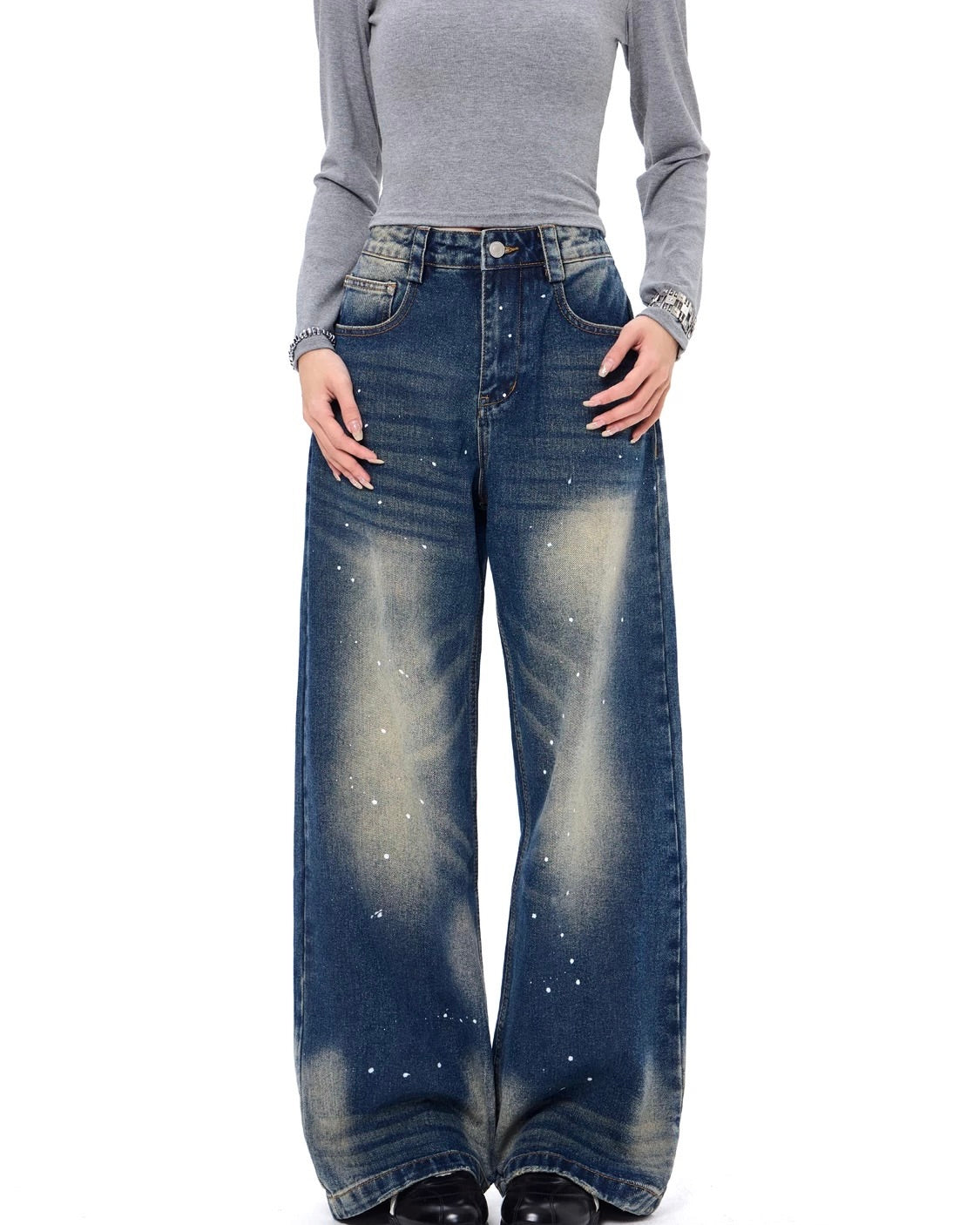 Washed jeans