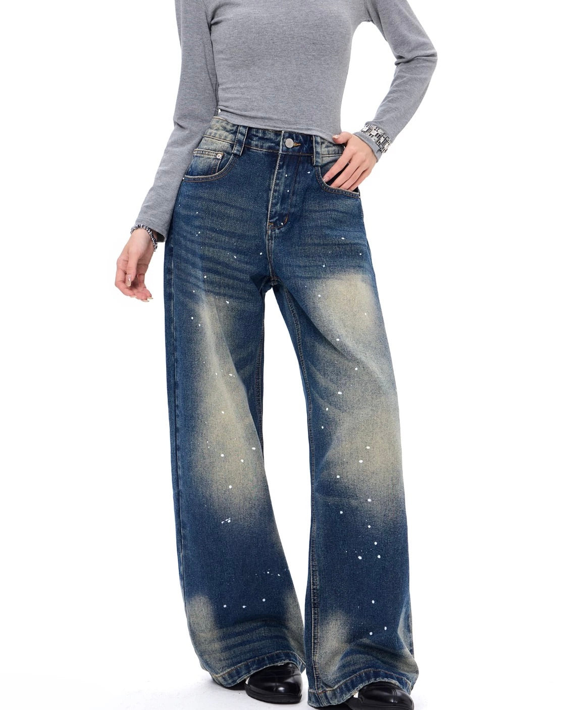 Washed jeans