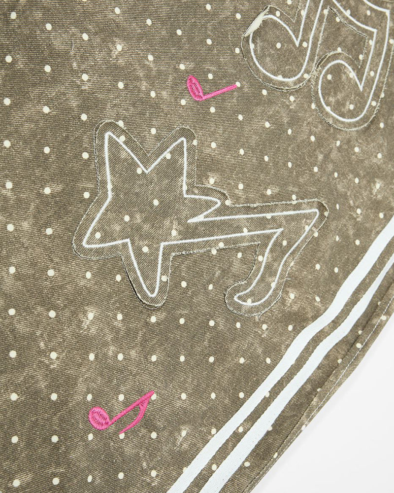 Casual polka dot jeans