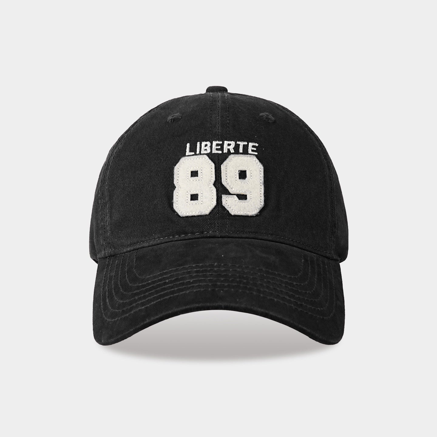 Color block embroidered baseball cap