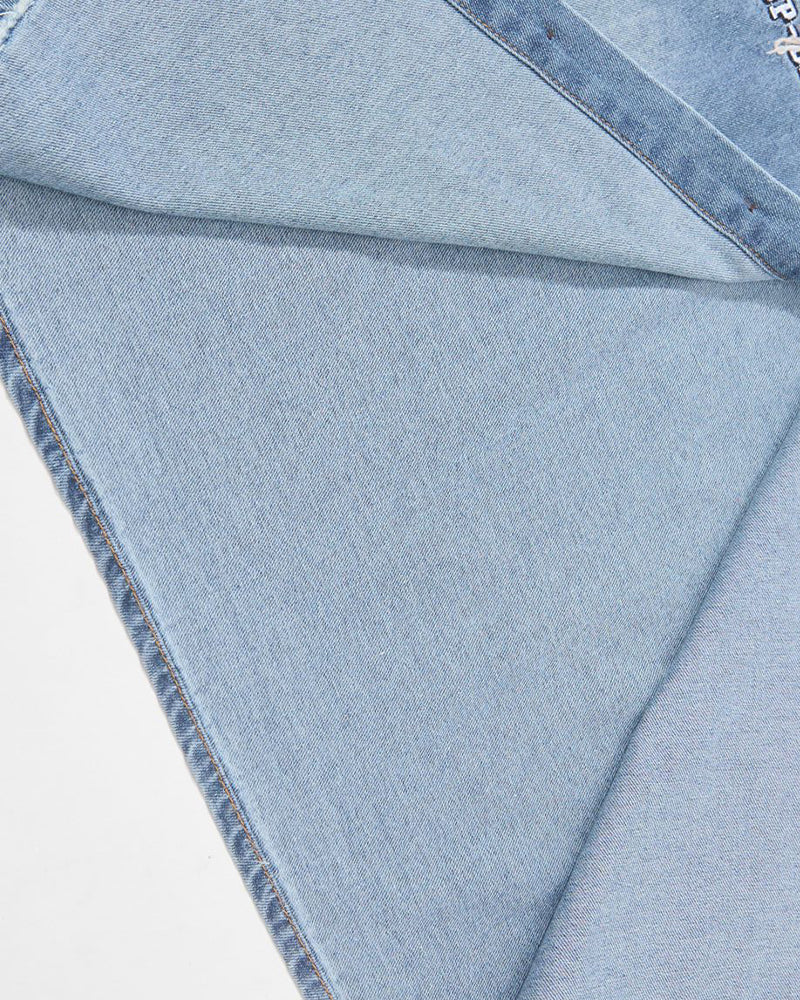 Retro color-blocked short-sleeved shirt