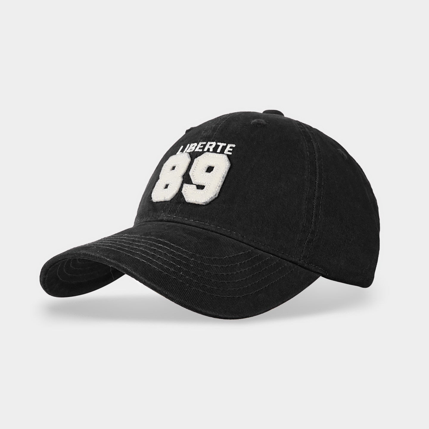 Color block embroidered baseball cap