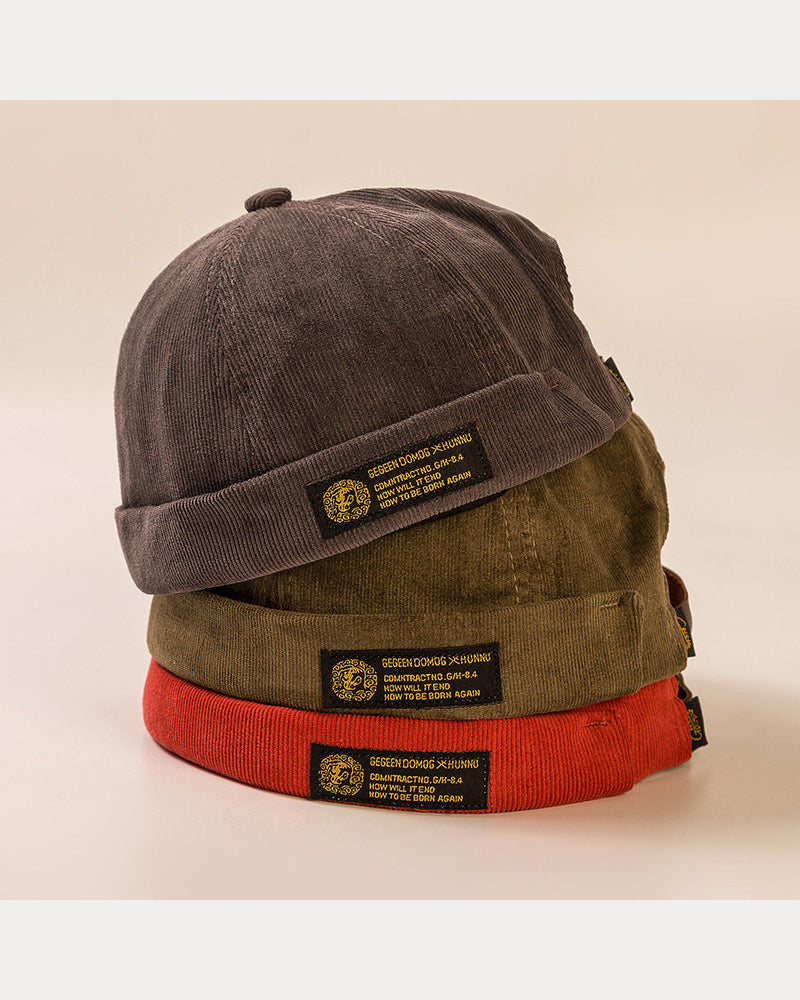 Corduroy Hip-Hop Hat