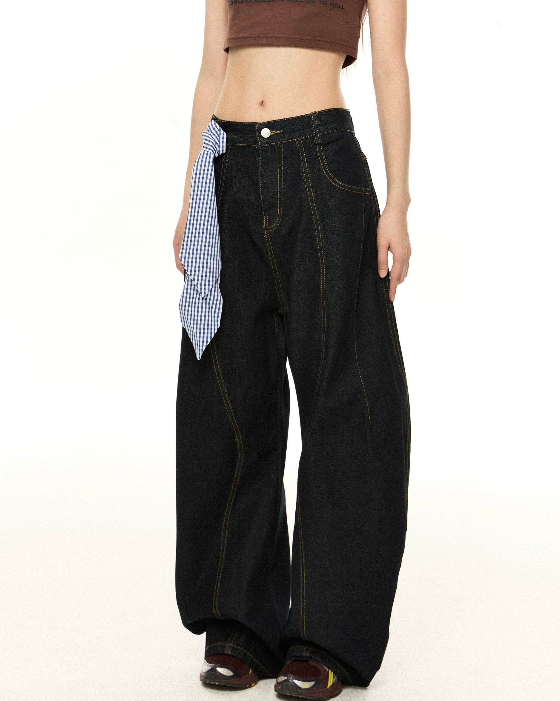Scarf casual jeans