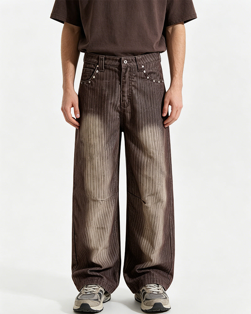 Retro casual trousers