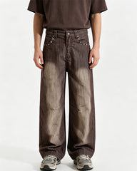 Retro casual trousers