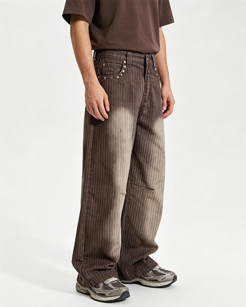 Retro casual trousers