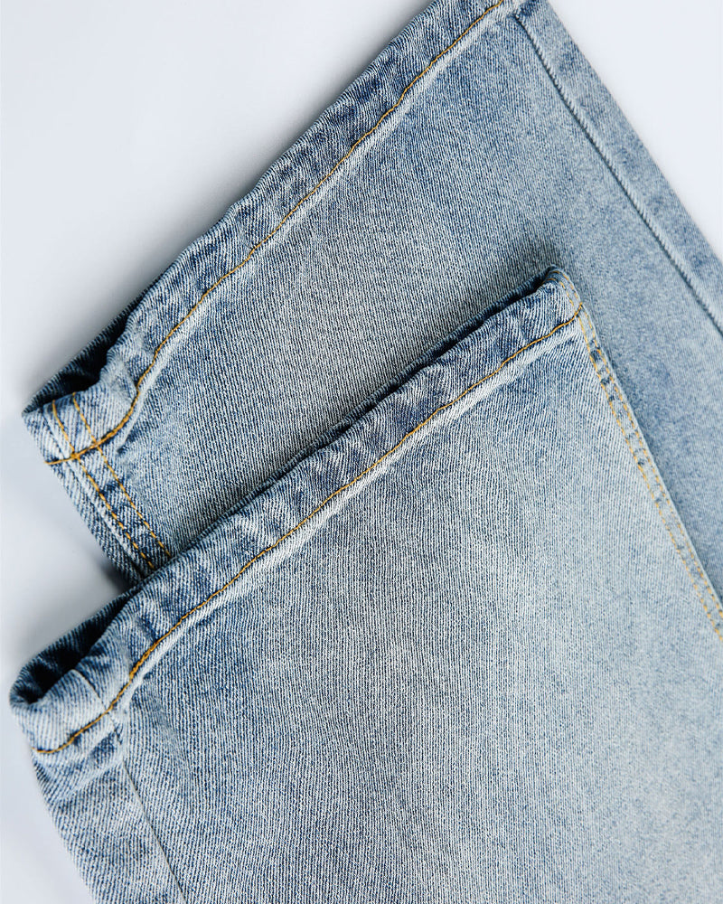 Straight-leg casual trousers