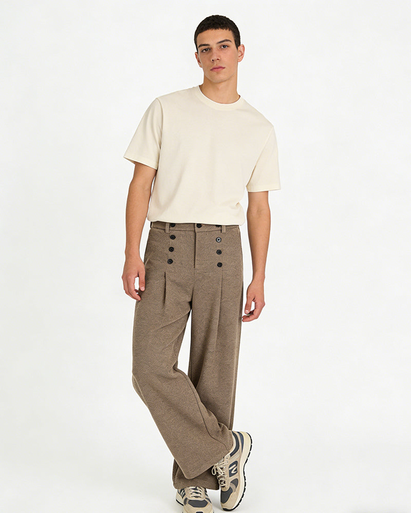 Minimalist Patchwork Pants