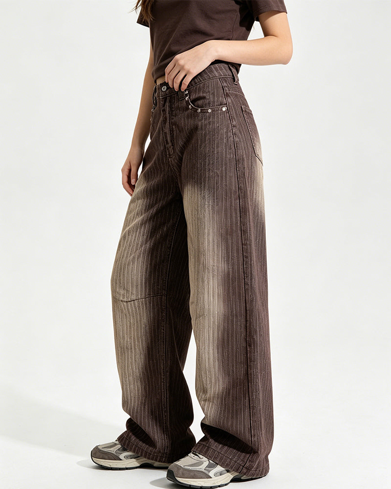 Retro casual trousers