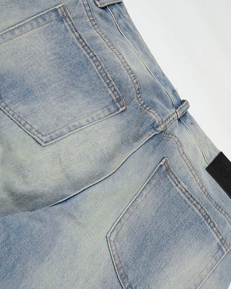 Retro casual straight leg pants