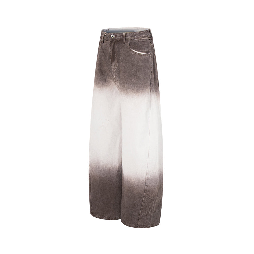 tie-dye loose jeans