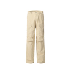 Multi-pocket casual trousers