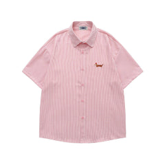 Fun Embroidered Plaid Shirt