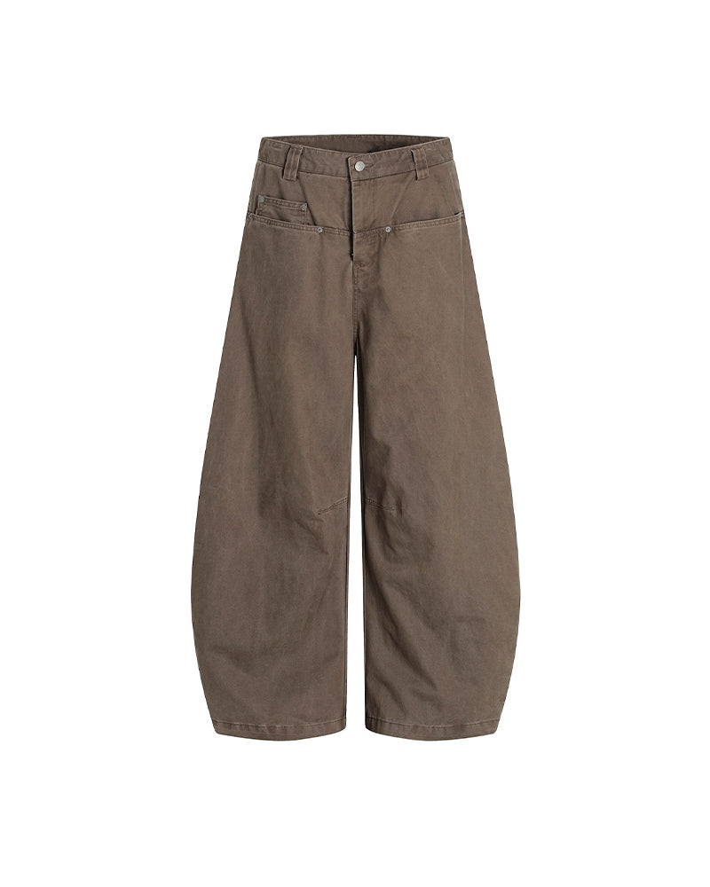 Casual distressed trousers