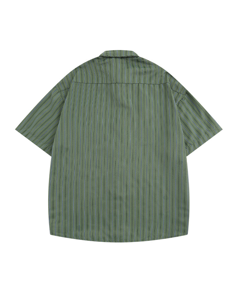 American simple striped shirt