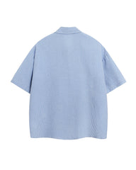 Star Embroidered Short-Sleeve Shirt