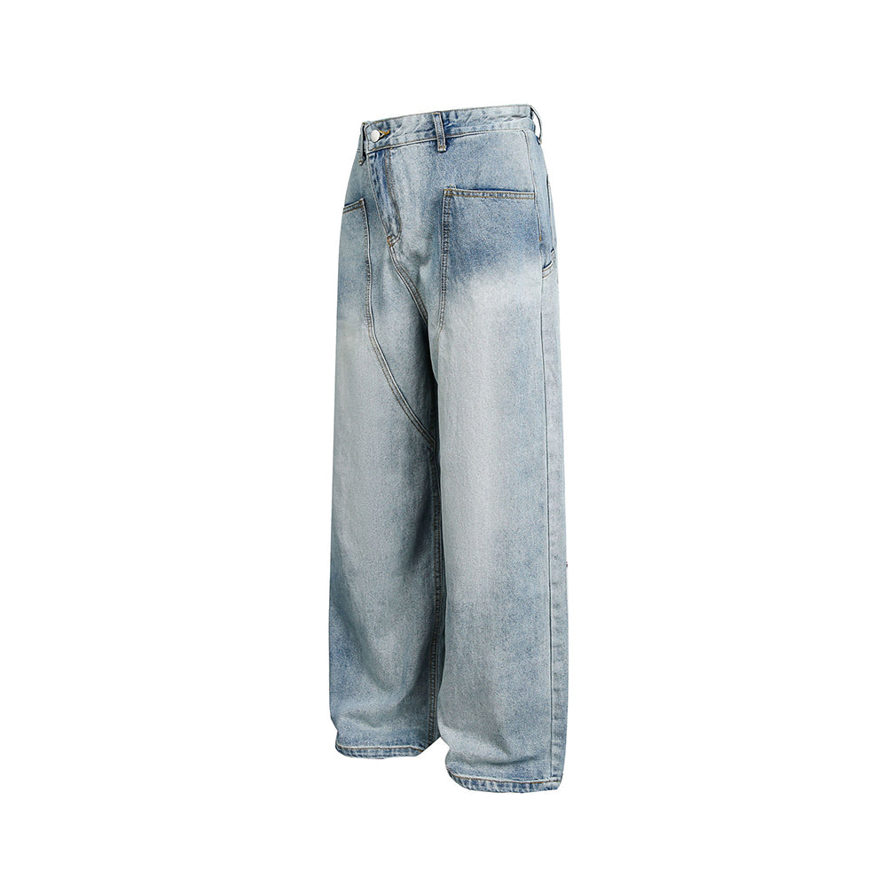 Straight-leg casual trousers