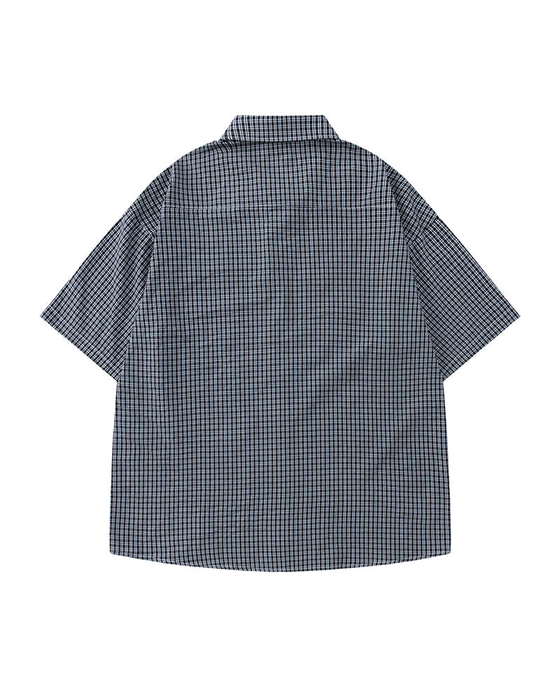 Retro versatile short-sleeved shirt