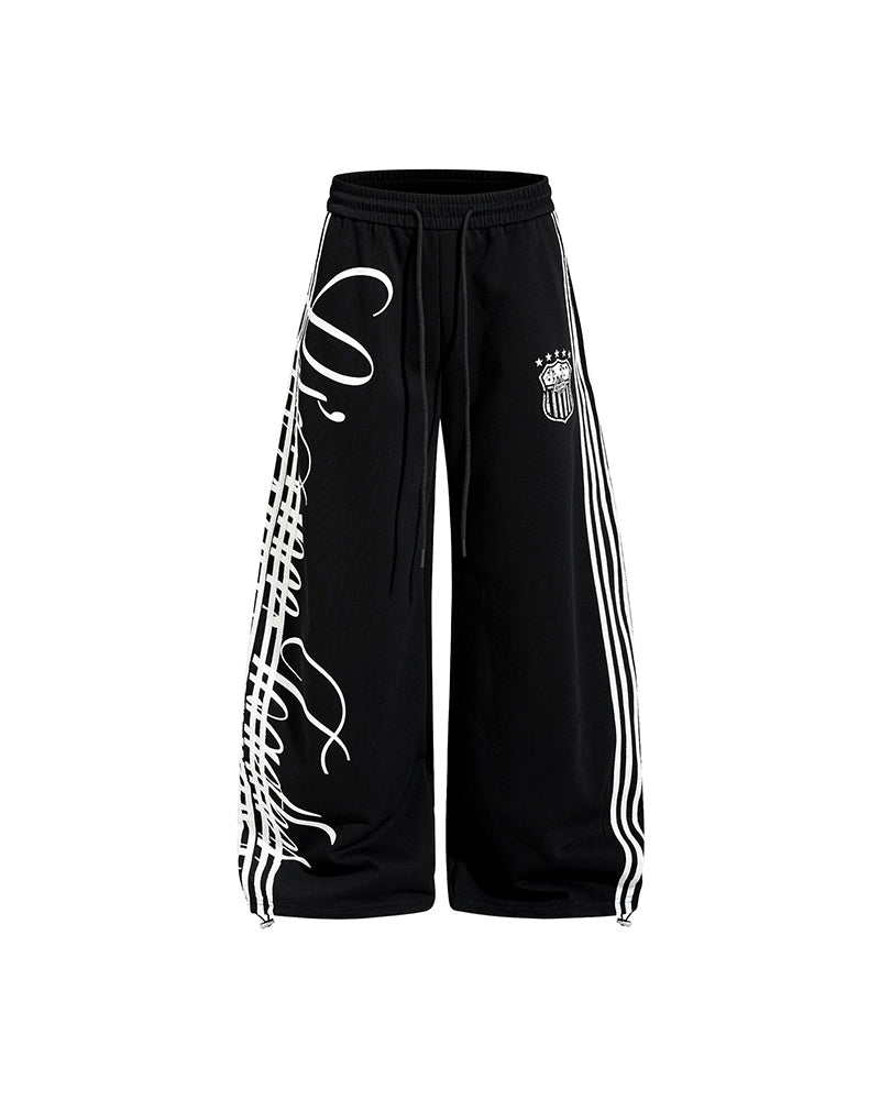 Retro Wide-Leg Casual Pants