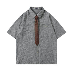 Vintage Plaid Short Sleeve Shirt
