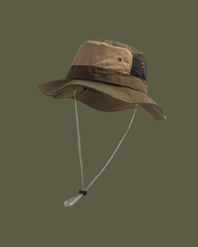 Color-block Sun Hat