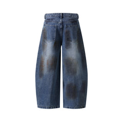 Distressed casual jeans