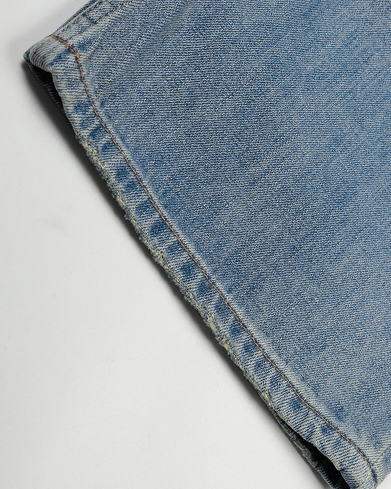 Retro casual straight leg pants